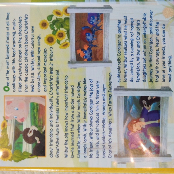 Charlotte's Web II Wilbur's Great Adventure VHS Movie Video Tape - Picture 3 of 7